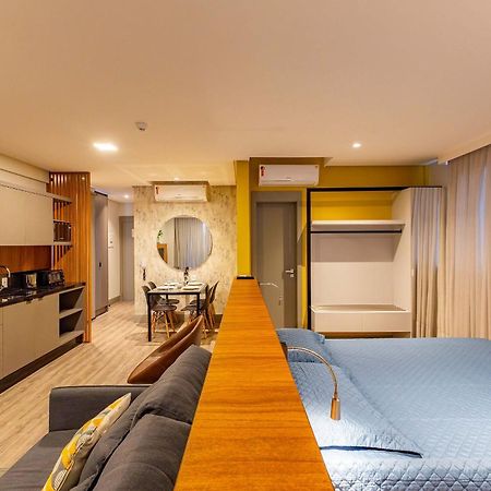 Confortavel Loft Com Vista Para O Mar - Condominio Com Piscina Bombinhas Dış mekan fotoğraf