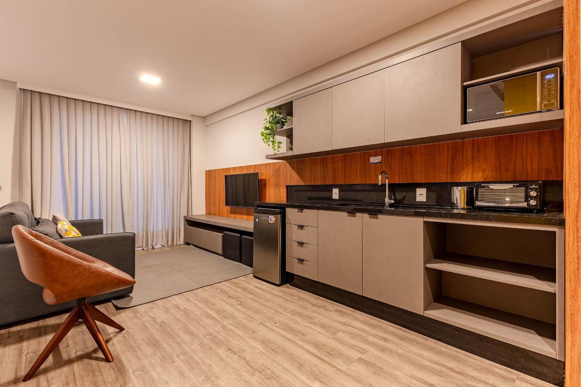Confortavel Loft Com Vista Para O Mar - Condominio Com Piscina Bombinhas Dış mekan fotoğraf